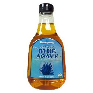 HoneyTree Gluten Free Organic Blue Agave 44 oz (Pack of 1)  Sugar Substitute Products  Grocery & Gourmet Food