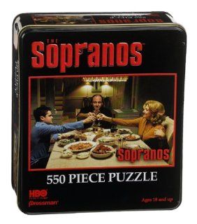 The Sopranos Toasting Tin Jigsaw Puzzle 550pc Toys & Games