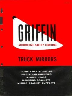 Griffin Truck Mirror Head Bracket Mounting Catalog 1964 Entertainment Collectibles