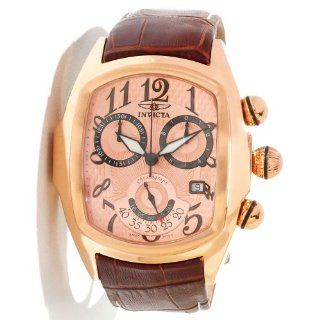 Invicta Lupah Chronograph Rose Gold Dial Rose Gold tone Stainless Steel Mens Watch 13005 at  Men's Watch store.