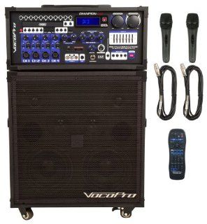 Vocopro CHAMPION REC Portable Mini Concert System with Digital Recorder Electronics
