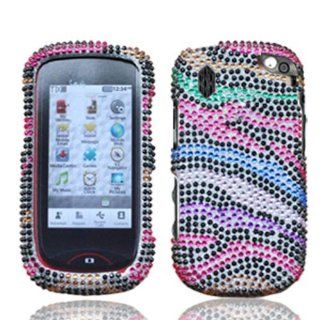 Pantech Cdm8992 / Hotshot Diamond Jewel Dazzle Case   Color Zebra Cell Phones & Accessories