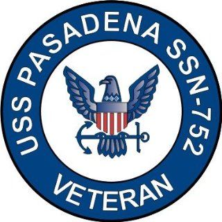 US Navy USS Pasadena SSN 752 Ship Veteran Decal Sticker 3.8" Automotive