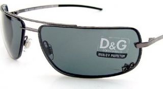 Dolce & Gabbana D&G 2168 731 Sunglasses Smoke Lens Shiny Anthracite Size 66 14 120 Clothing