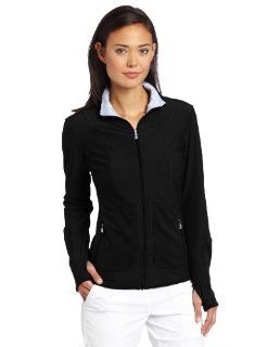 Adidas Golf Women's Climalite Textured Knit Jacket  Running Jackets  Sports & Outdoors