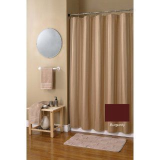 Damask Stripe Shower Curtain, Burgundy   Maroon Shower Curtain