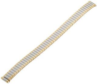 Timex Women's Q7B756 Two Tone Stainless Steel Expansion 9 11mm Replacement Watchband Watch Band Watches