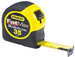 Stanley 33 735 35 Feet by 1 1/4 Inch FatMax Tape Rule   Tape Measures  