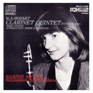 Mozart Clarinet Quintet / Weber & Kuffner Introduction, Themes & Variations Music