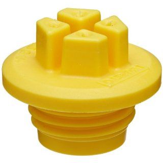 Kapsto GPN 735 G 1/4 Polyamide Sealing Screw Plug, Yellow, Pipe Thread G 1/4 (Pack of 100) Pipe Fitting Push In Plugs