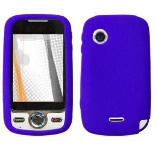 Soft Skin Case Fits Hua wei M735 Solid Dark Blue Skin MetroPCS Cell Phones & Accessories