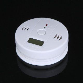 Bargain LCD CO Carbon Monoxide Poisoning Sensor Monitor Alarm Detector White by ANLO   Garden Tool Sets