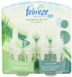 Febreze Noticeables Meadows & Rain Air Freshener Refill (2 Count; .879 Fl Oz Each), 1.758 Ounce Health & Personal Care