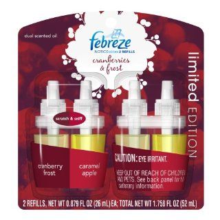 Febreze Noticeables Cranberries & Frost Air Freshener (2 Count; .879 Fl Oz Each), 1.758 Ounce Health & Personal Care