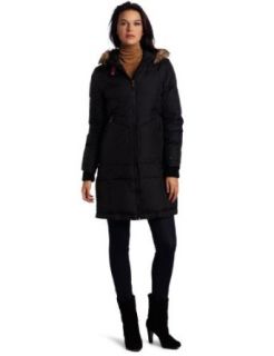 Tommy Hilfiger Women's Cozy Hooded Down Jacket, Midnight, Small