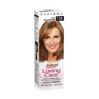 Clairol Natural Instincts Loving Care Dark Natural Blonde 738 Hair Color  Chemical Hair Dyes  Beauty