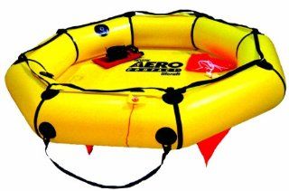 Revere 4 Person Aero Compact Liferaft  Life Rafts  Sports & Outdoors