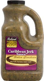 Roland Fusion Caribbean Jerk Sauce, 1 Gallon Plastic Jug  Gourmet Sauces  Grocery & Gourmet Food