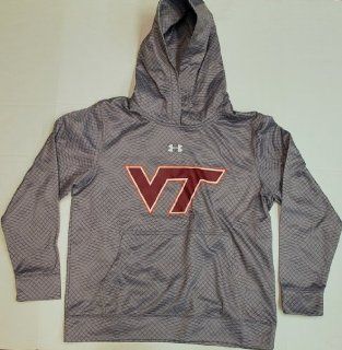Virginia Tech Hokies Under Armour YOUTH Grey Hoodie Sweatshirt (M)  Sports Fan Sweatshirts  Sports & Outdoors