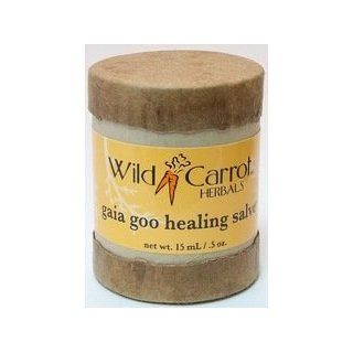 Gaia Goo Healing Salve Wild Carrot Herbals 0.5 oz Cream  Therapeutic Skin Care Products  Beauty