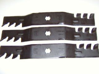 Set of 3, Heavy Duty Commercial Mulching Blade to Replace Cub Cadet 742 04053, 742 04053A, 942 04053, 942 04053A. Made in USA  Lawn Mower Blades  Patio, Lawn & Garden
