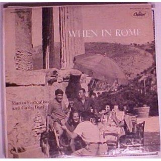 When In Rome Marisa Fiordaliso & Carlo Buti Vinyl Lp Music
