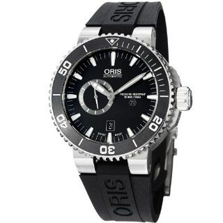 Oris Aquis Black Dial Rubber Strap Automatic Mens Watch 743 7664 7154RS Oris Watches