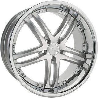Concept One 743 RS 55 Silver Machined Wheel with Painted Finish (20x8.5"/5x114.3mm) Automotive