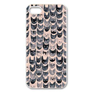 Custom Because Cats Cover Case for IPhone 5/5s WIP 744 Cell Phones & Accessories