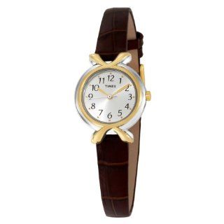 Timex Women's T2M744 Classic Brown Leather Strap Watch Watches