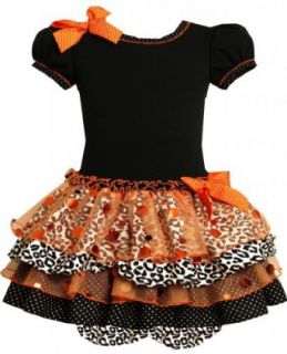Bonnie Baby Baby girls Halloween Fall Knit Mixed Skirt Dress Playwear Dresses Clothing