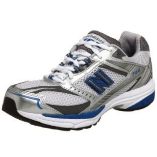 New Balance   Men's MR768 ST   Series 768   Color MR768 White/Silver/Blue   10.5 2E Running Shoes Shoes