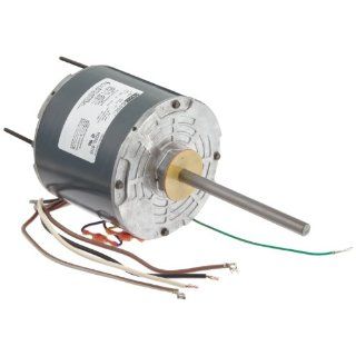 Fasco D745 5.6" Frame Open Ventilated Permanent Split Capacitor Condenser Fan Motor with Sleeve Bearing, 1/2HP, 1075rpm, 208 230V, 60Hz, 4.1 amps, 4 3/4" Motor Length Electronic Component Motors