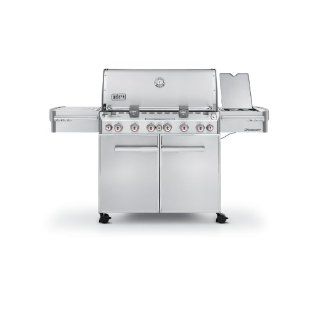 Weber Summit 7370001 S 670 Stainless Steel 769 Square Inch 60, 800 BTU Liquid Propane Gas Grill  Natural Gas Grills  Patio, Lawn & Garden