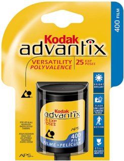 Kodak Advantix 400 Speed 25 Exposure APS Film  Photographic Film  Camera & Photo