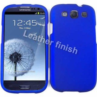 Cell Armor SAMI747 PC A008 IC Hybrid Fit On Case for Samsung Galaxy S III I747   Retail Packaging   Honey Blue/Leather Finish Cell Phones & Accessories