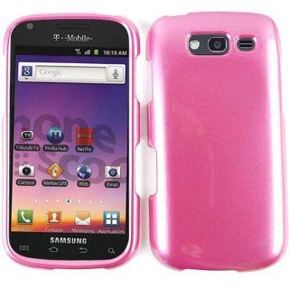 Samsung Galaxy S Blaze 4G T769 Glossy Pink Case Cover Faceplate Protector Hard Cell Phones & Accessories