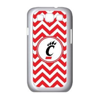 NCAA Cincinnati Bearcats Red White Chevron Hard Case Cover for Samsung Galaxy S3 Electronics