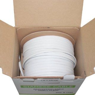 500 Feet RG59 Siamese Power & Video Combo Cable for CCTV Surveillance Video Camera Security System (500ft Spool In A Box)  Camera & Photo