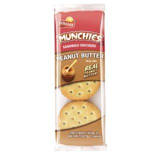 Frito Lay Munchies Peanut Butter on Toast Crackers, 1.42oz Bags (Pack of 24)  Packaged Rice Crackers  Grocery & Gourmet Food