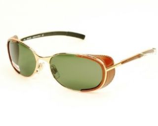 Ferrari Sunglasses FR 0039 772 Metal Gold Ruthen green Clothing