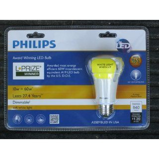 Philips 423244 10 Watt 60 Watt L Prize Award Winning LED Light Bulb   Led Household Light Bulbs  