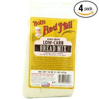 Bob's Red Mill Low Carb Bread Mix, 16 Ounce Packages (Pack of 4)  Grocery & Gourmet Food