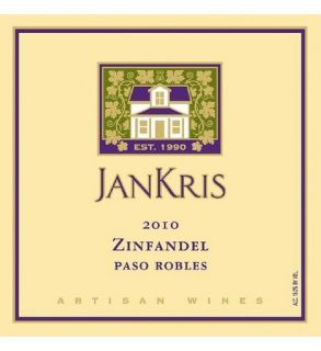 2010 JanKris Zinfandel 750 mL Wine