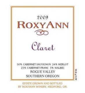 2009 RoxyAnn Claret Blend   Red 750 mL Wine