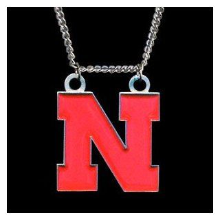 Nebraska Cornhuskers College Team Logo Necklace  Sports Fan Necklaces  Sports & Outdoors