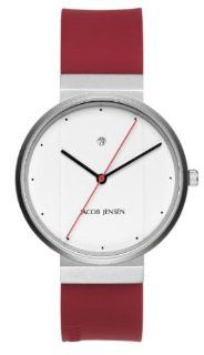 Jacob Jensen 751 Mens Red White Watch Watches