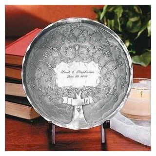 Handmade Tree Of Life Plate by Wendell August Forge   Nursery Decor Products