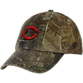 '47 Brand Cincinnati Reds Real Tree Camo Cleanup Adjustable Hat  Sports Fan Baseball Caps  Sports & Outdoors