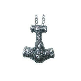 Thor's Hammer Pendant Necklace Women's Men's Spiritual Jewelry FREE CHAIN NECKLACE INCLUDED Jewelry